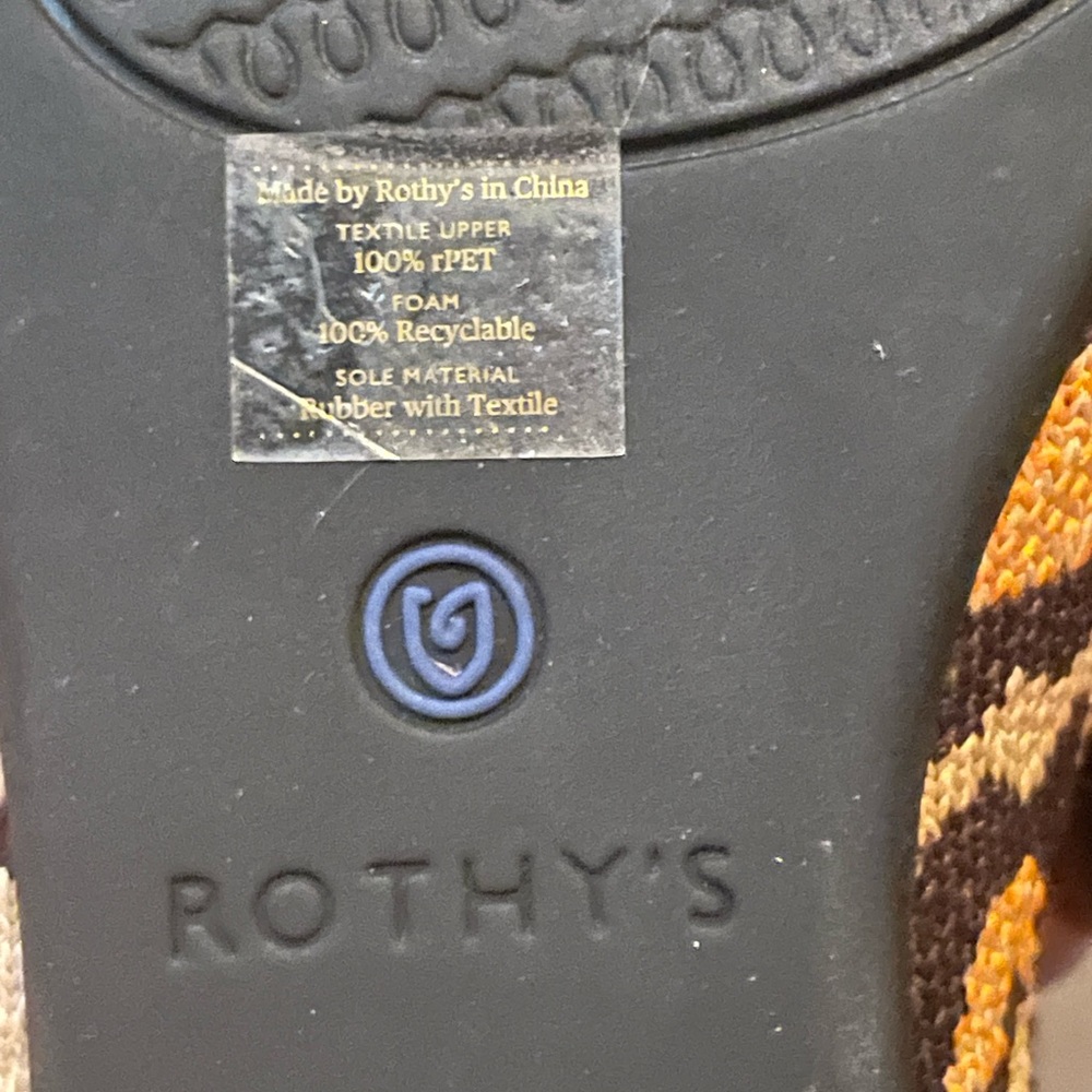 ROTHY’S Point Women's Desert Cat Flats Loafers Slip Ons, Size 6.5 - Picture 8 of 15